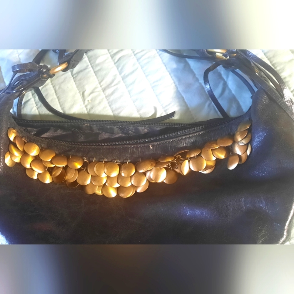 Genuine Leather Small Hobo Bag
